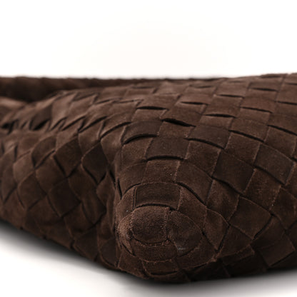 Bottega Veneta Suede Intrecciato Small Hop Fondant 9 of 10