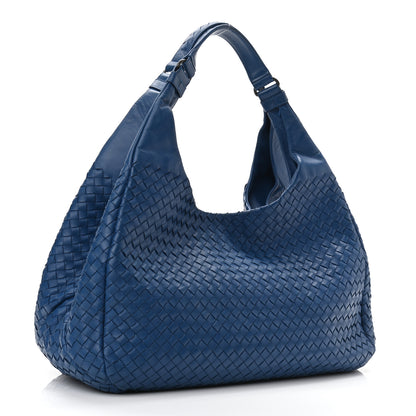 Bottega Veneta Nappa Intrecciato Campana Hobo Bleutte 3 of 16