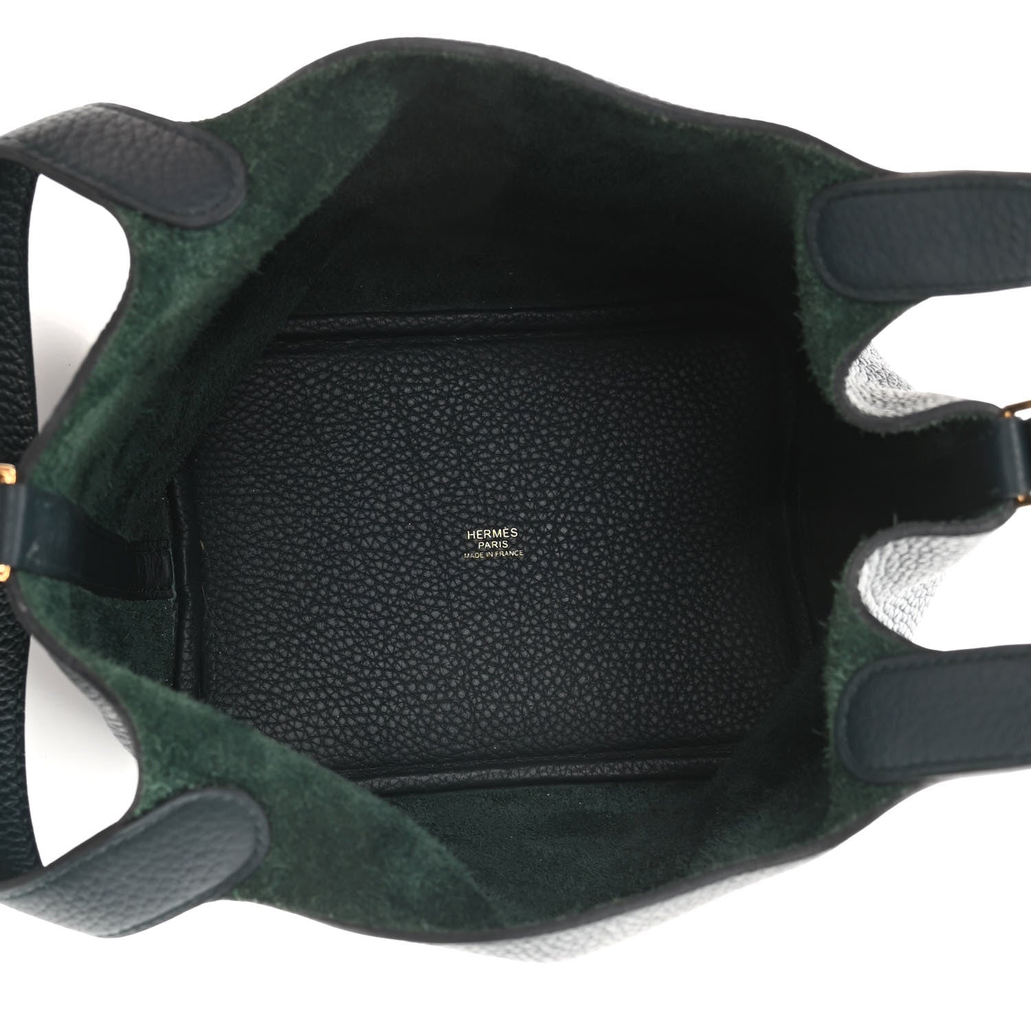 Hermes Taurillon Clemence Picotin Lock 18 PM Vert Cypress 5 of 15