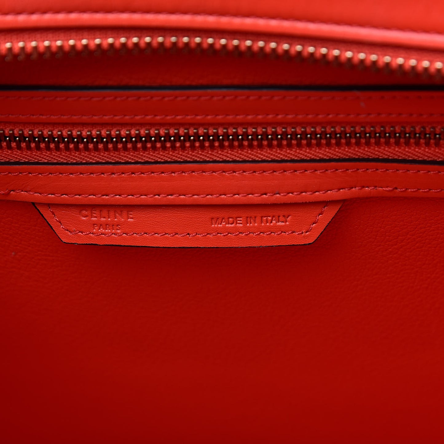Smooth Calfskin Mini Luggage Coquelicot