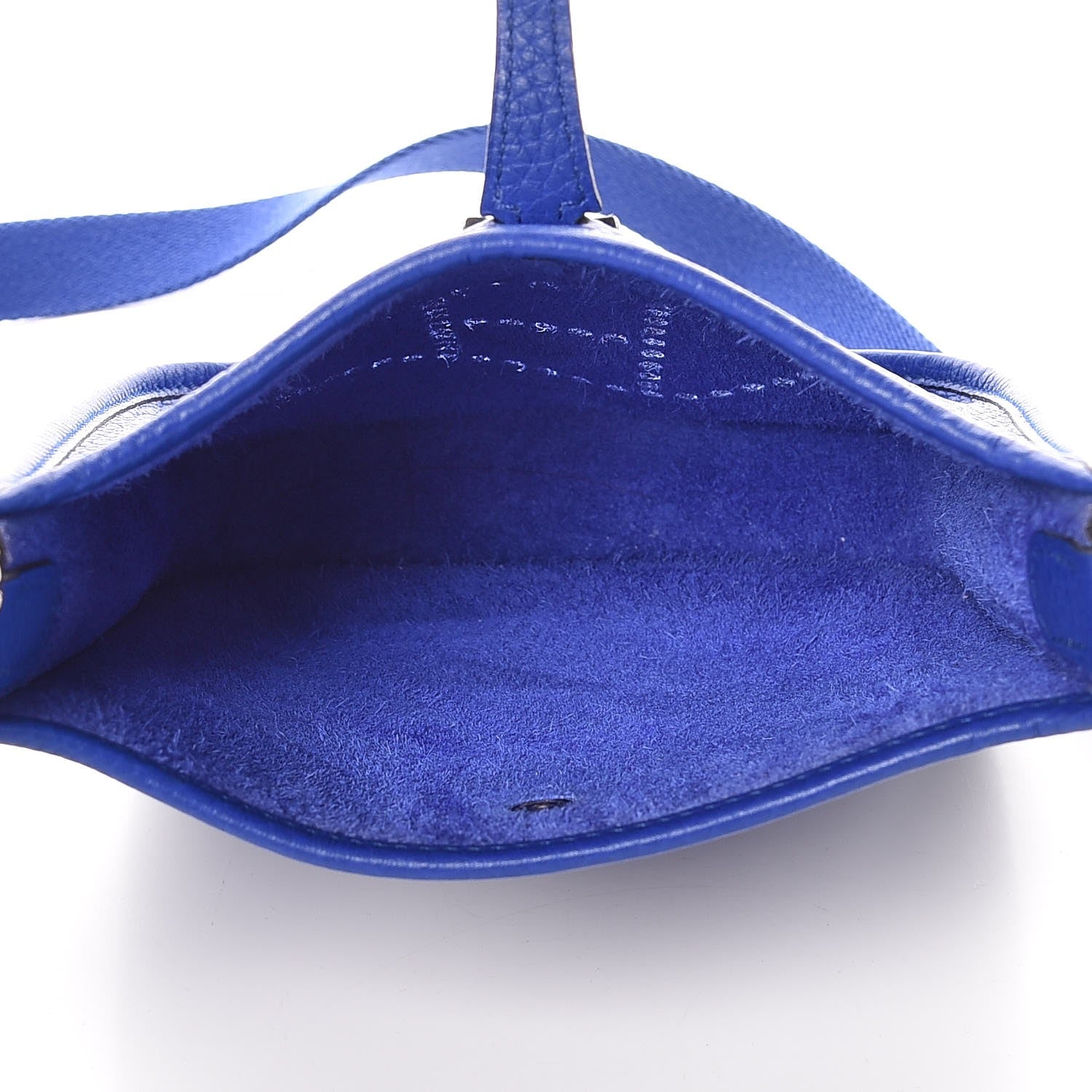 Hermes Taurillon Clemence Evelyne TPM Bleu Electrique 5 of 9