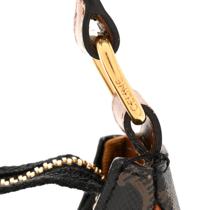 Celine Triomphe Canvas Calfskin Ava Shoulder Bag Tan 13 of 14