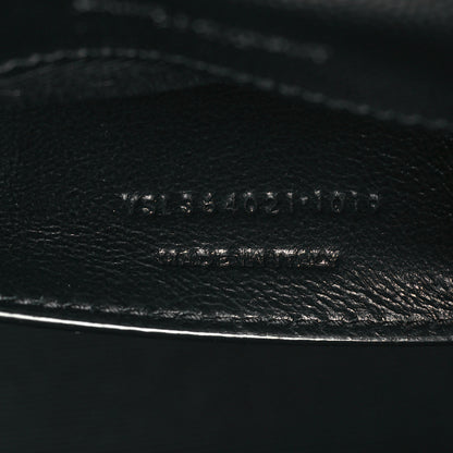 Saint Laurent Grain De Poudre Medium Classic Monogram Kate Satchel Black 7 of 10