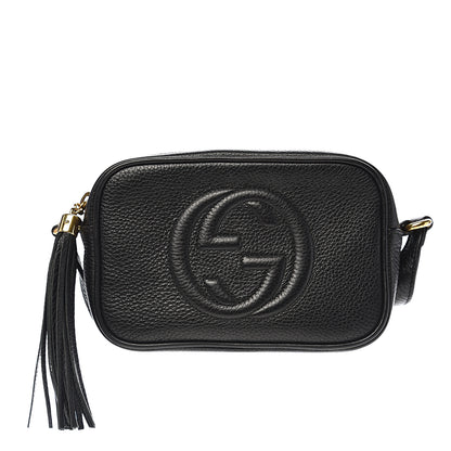 Gucci Pebbled Calfskin Mini Soho Disco Bag Black 1 of 9