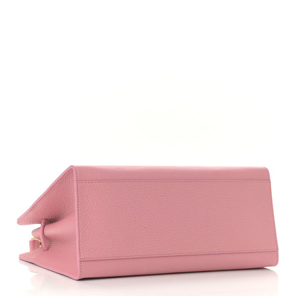 Mansur Gavriel Tumbled Calfskin Sun Bag Peony 4 of 12