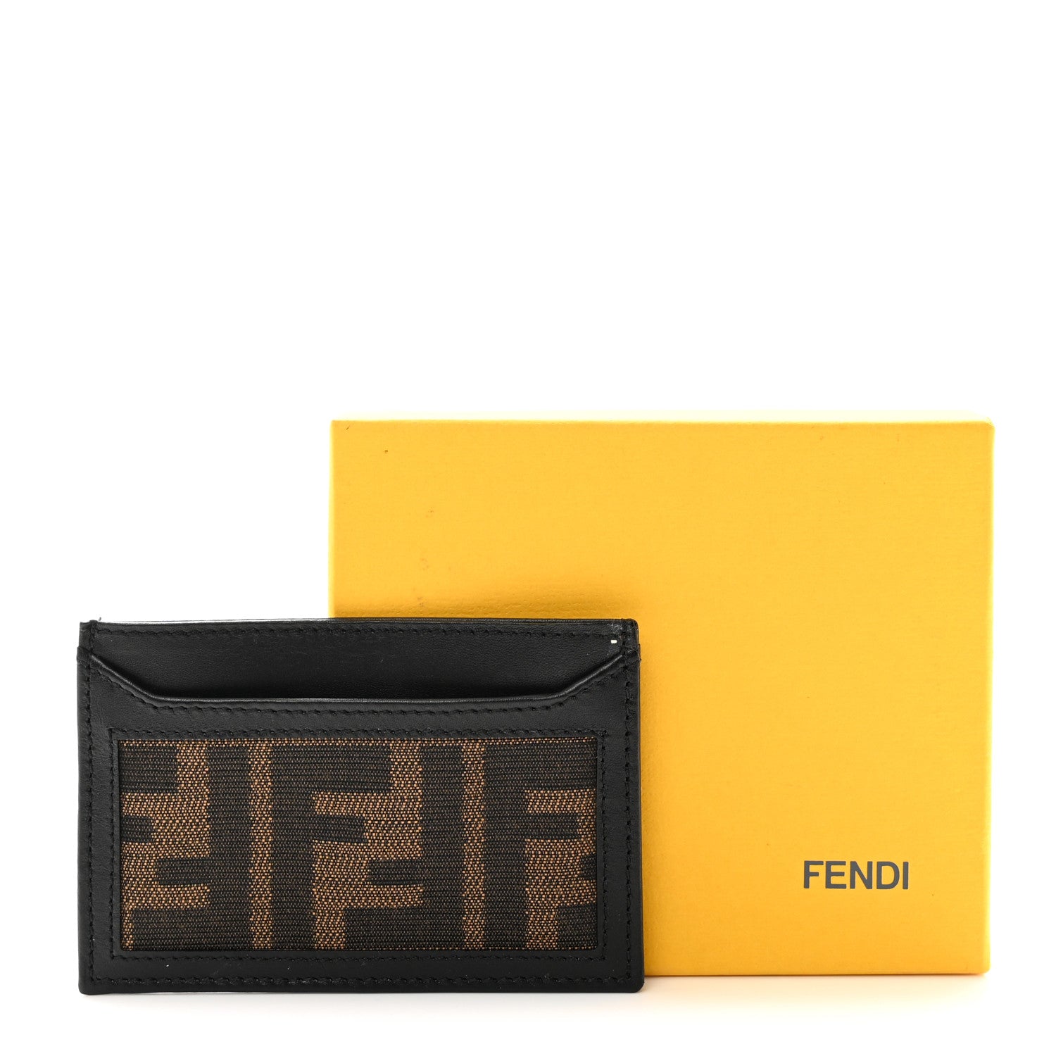 Fendi Zucca Card Holder Tobacco Cioccolato 11 of 11