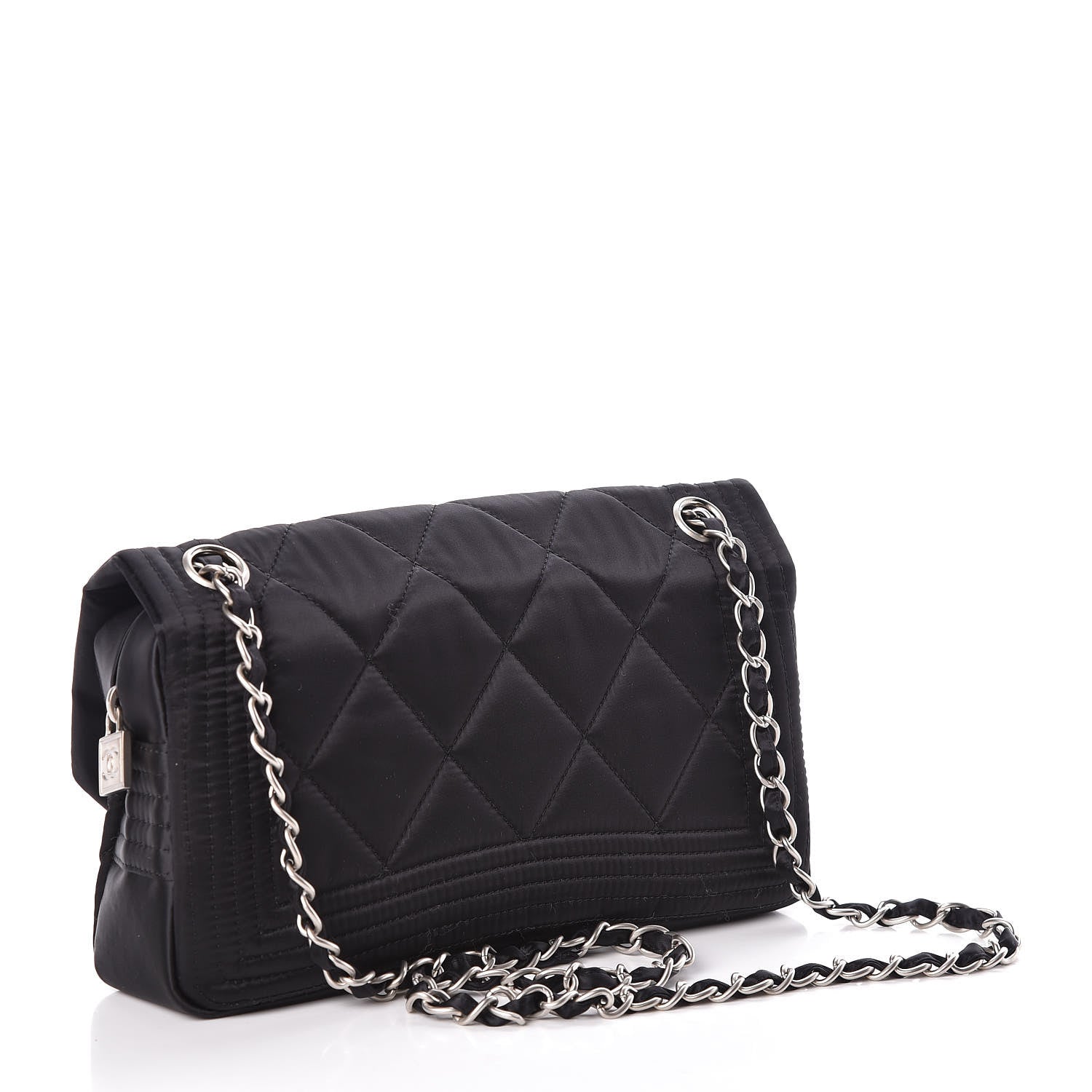 Chanel Nylon Ski Sport Flap Black 3 of 12