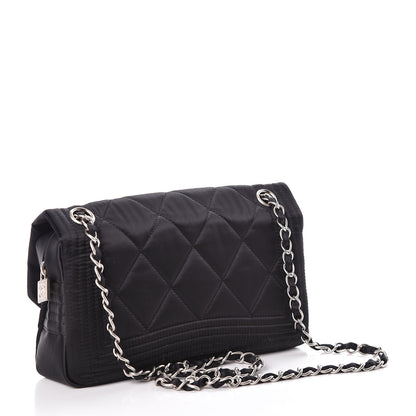 Chanel Nylon Ski Sport Flap Black 3 of 12