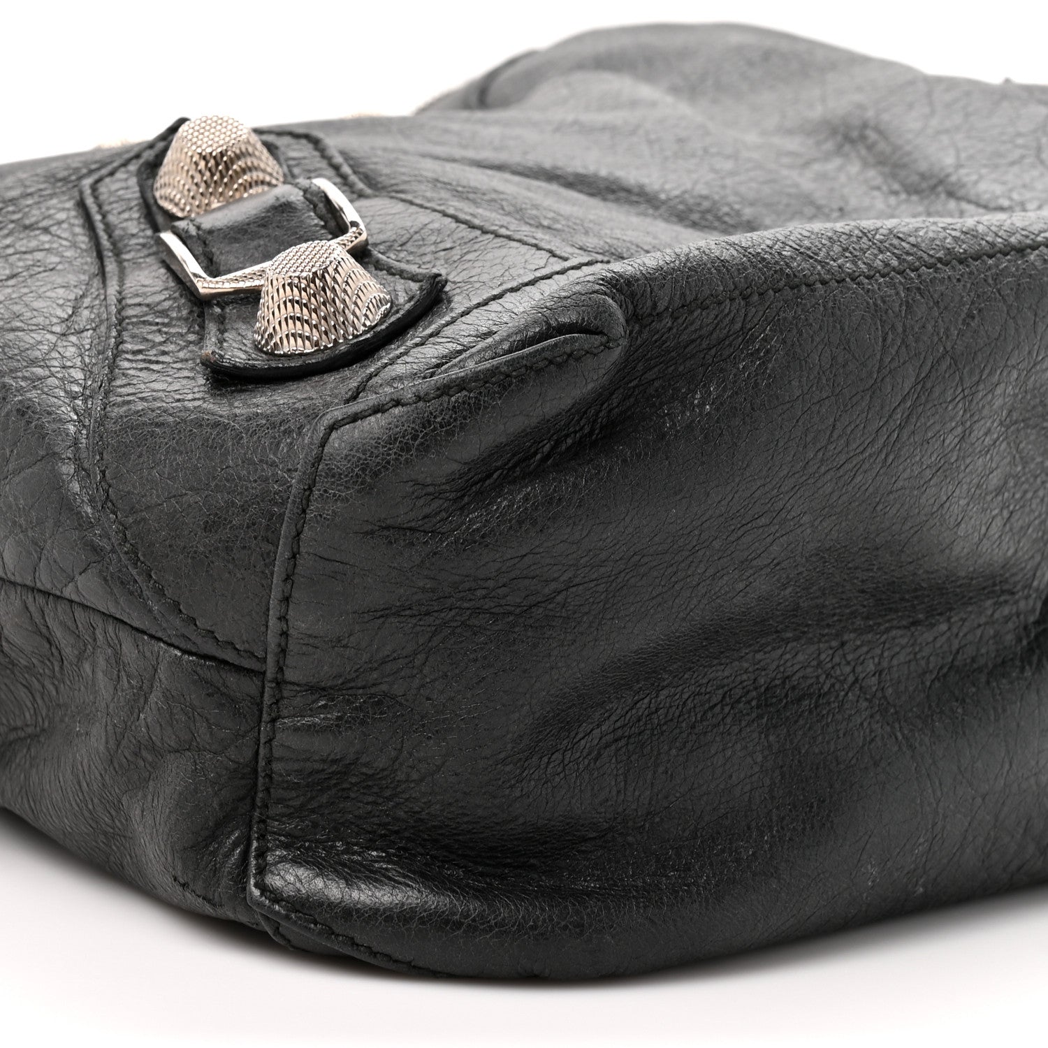 Balenciaga Chevre Giant 21 Silver Hardware Day Hobo Black 10 of 12