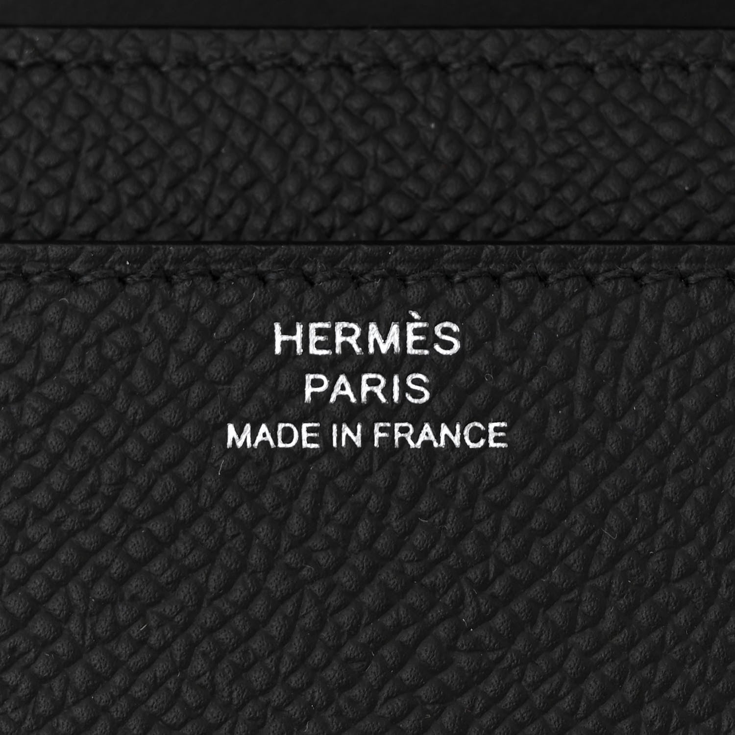 Hermes Epsom Cavale Constance Long Wallet To Go Black Multicolor 6 of 10