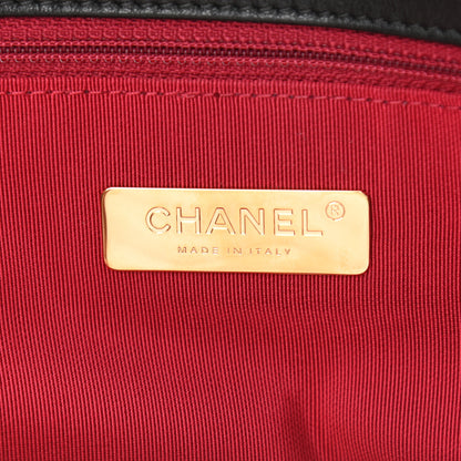 Chanel Lambskin Quilted Maxi Chanel 19 Flap Black 6 of 10