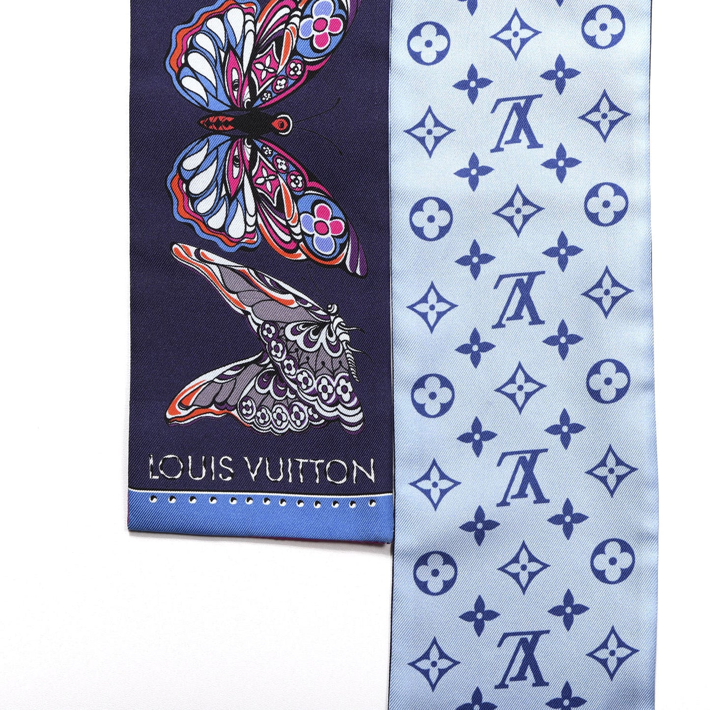 Silk Monogram World Of Love Bandeau Navy