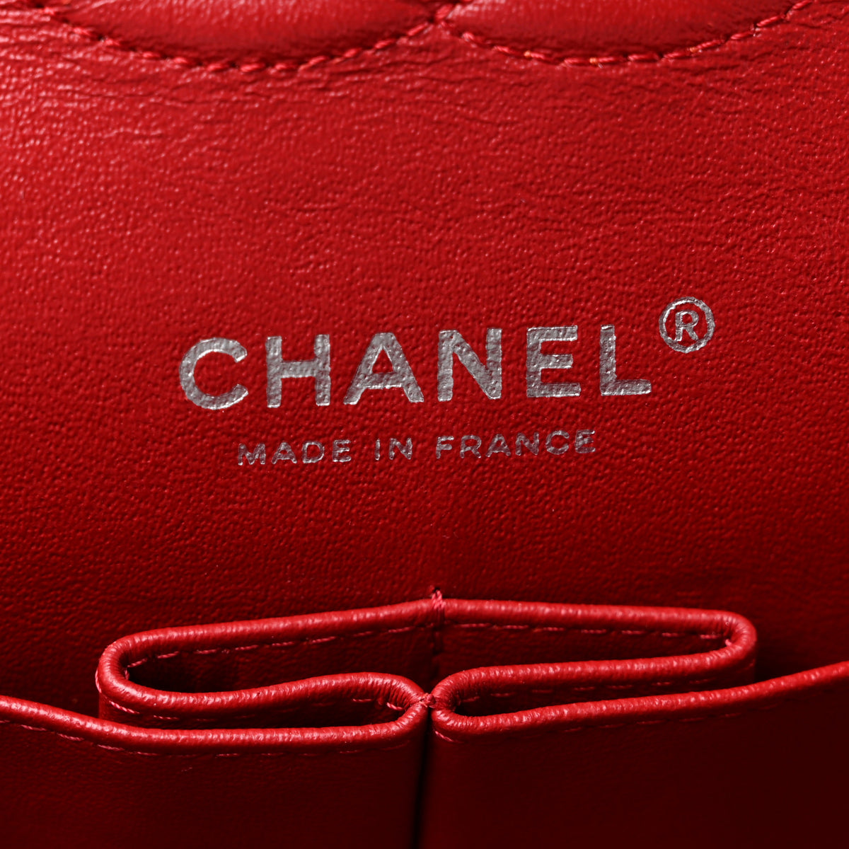 Chanel Patent Calfskin Quilted Medium Double Flap Red 6 of 10