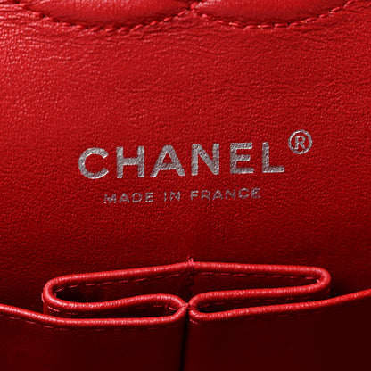 Chanel Patent Calfskin Quilted Medium Double Flap Red 6 of 10