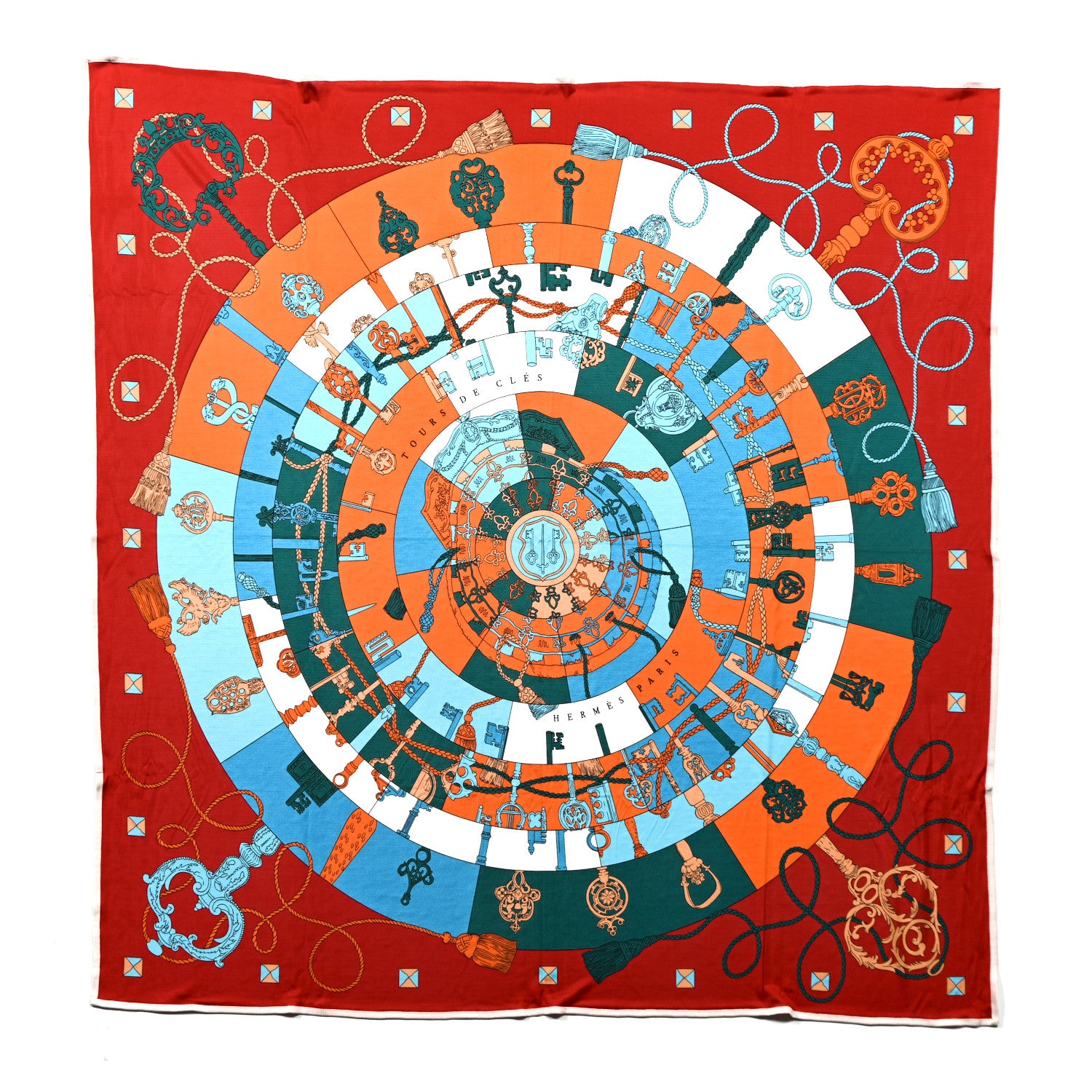 Hermes Silk La Vie Du Grand Nord Scarf 90 1 of 11