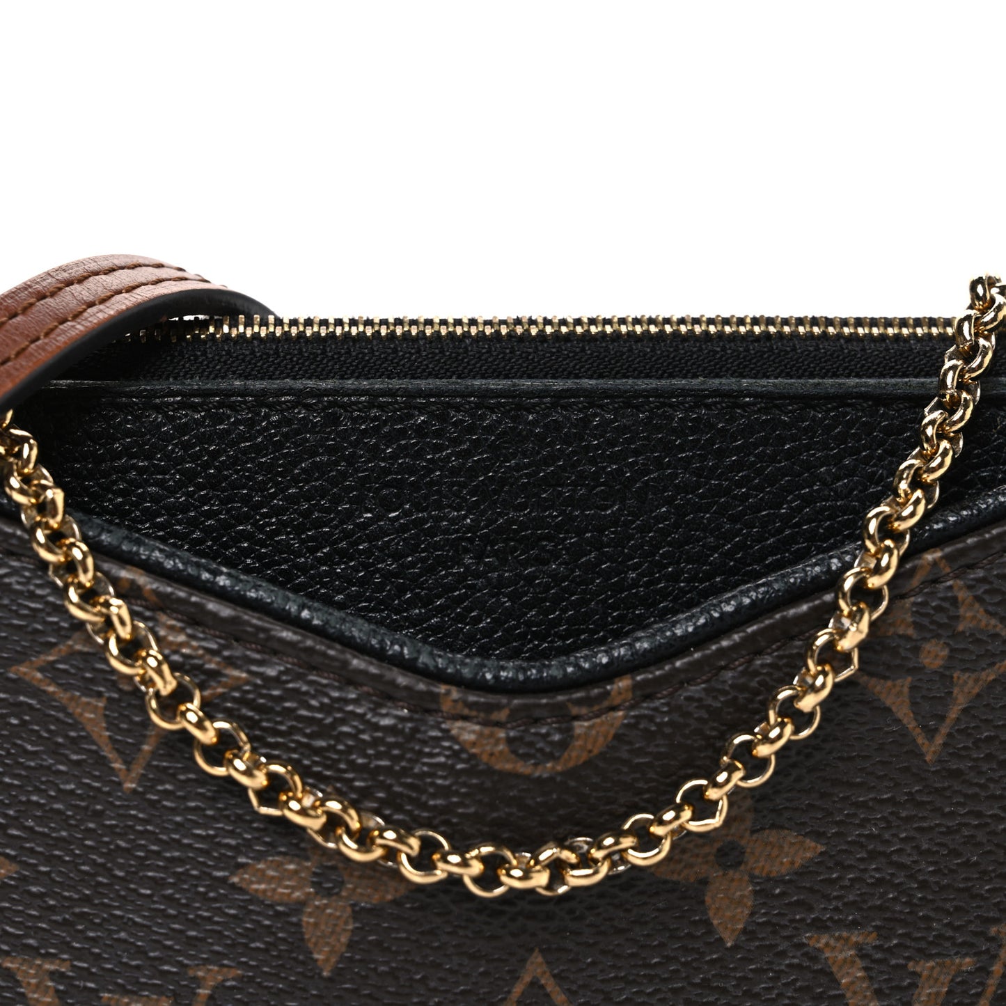 Monogram Pallas Clutch Black