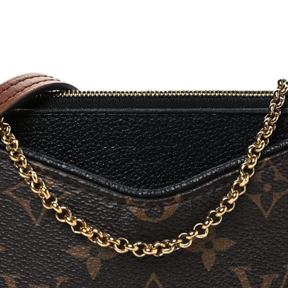 Louis Vuitton Monogram Pallas Clutch Black 9 of 11