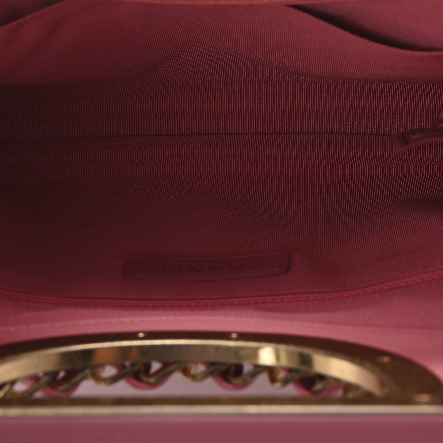 Caviar Quilted A Real Catch Clutch Pink