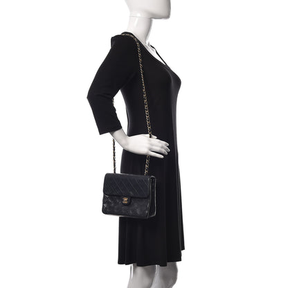 Chanel Lambskin Quilted Mini Square Flap Bag Navy 3 of 30