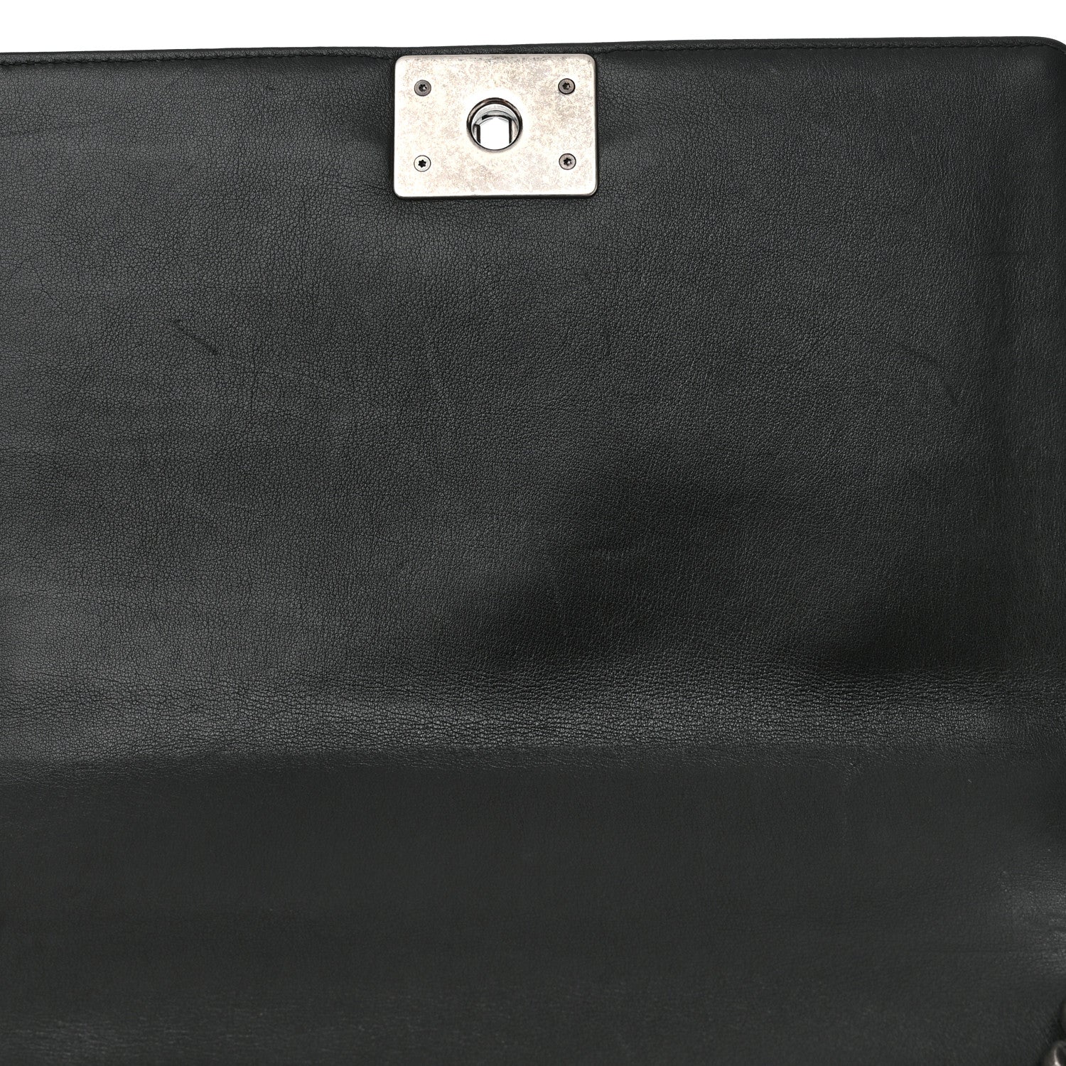 Chanel Lambskin Quilted Medium Boy Flap Black 11 of 11