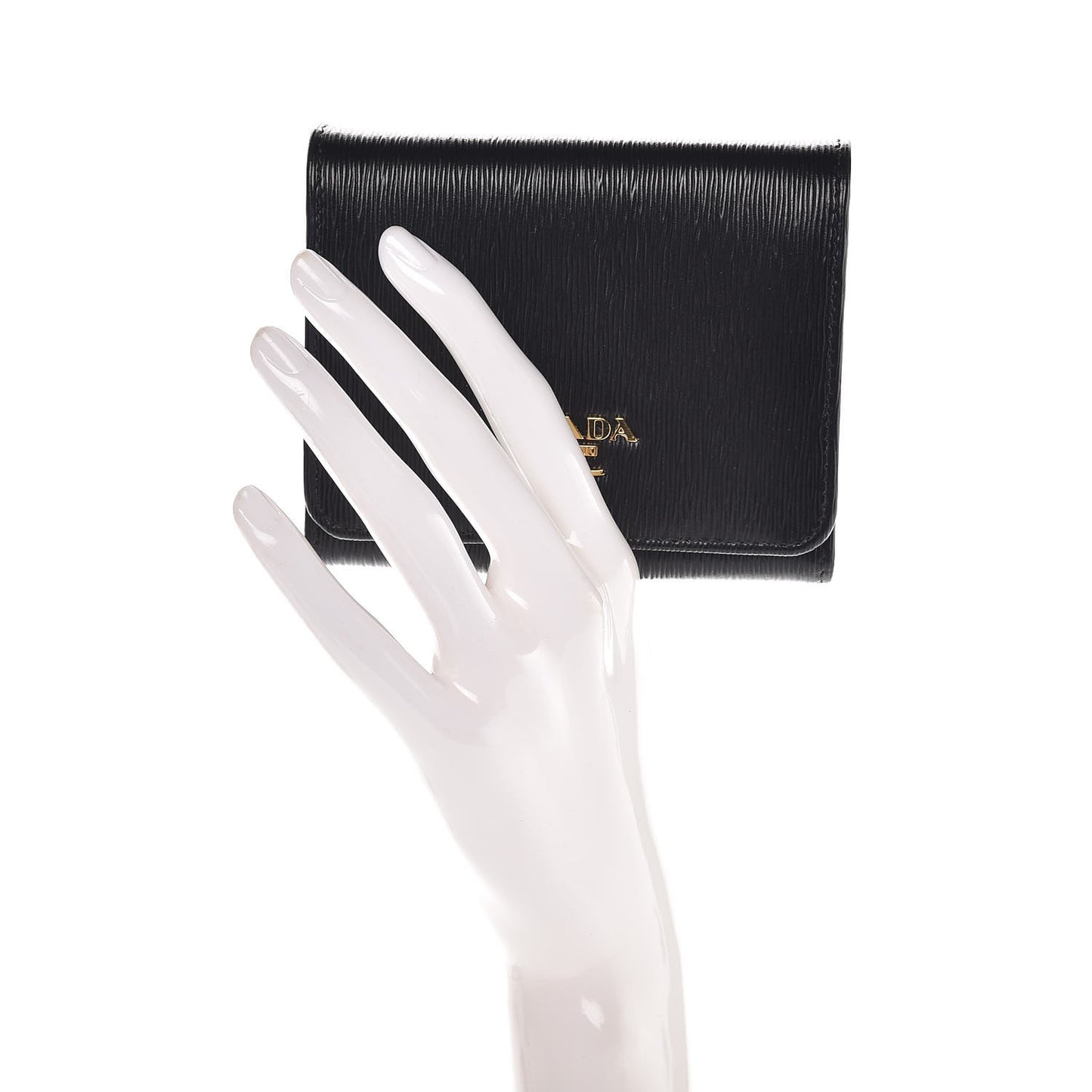 Vitello Move Trifold Wallet Nero Black