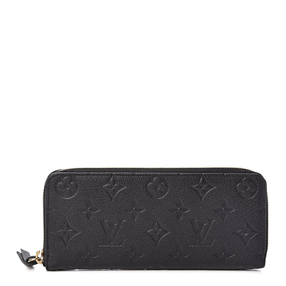 Louis Vuitton Empreinte Clemence Wallet Black 1 of 7