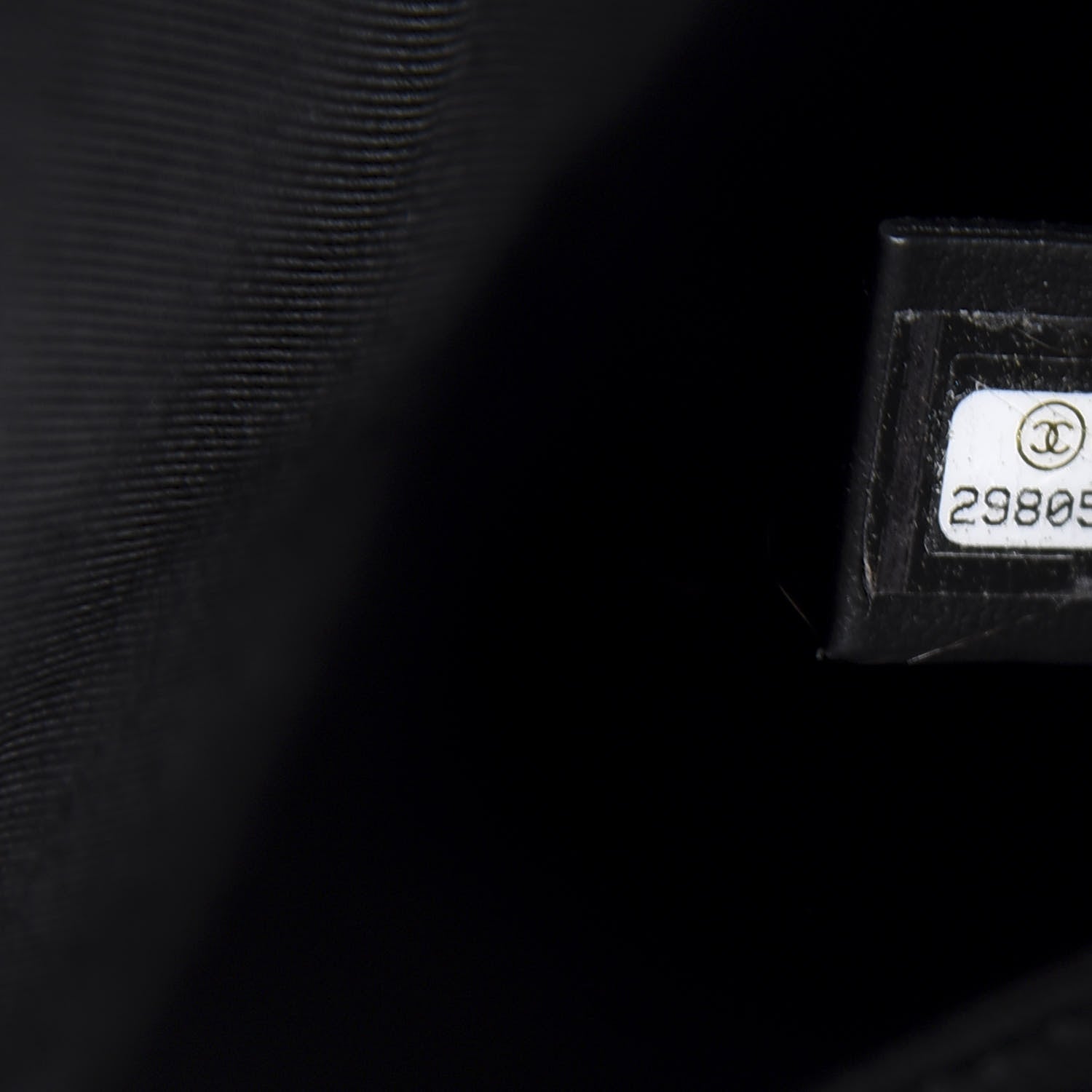 Chanel Lambskin Quilted CC Dweller Drawstring Tote Black 9 of 11