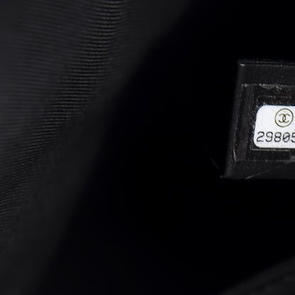 Chanel Lambskin Quilted CC Dweller Drawstring Tote Black 9 of 11