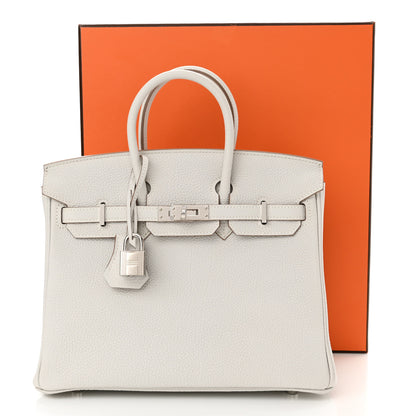 Hermes Togo Birkin 25 Gris Pale 11 of 11