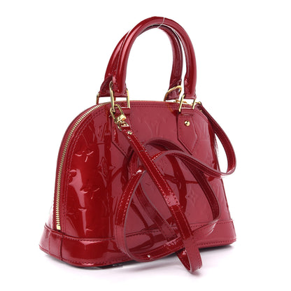 Louis Vuitton Vernis Alma BB Pomme D'Amour 3 of 8