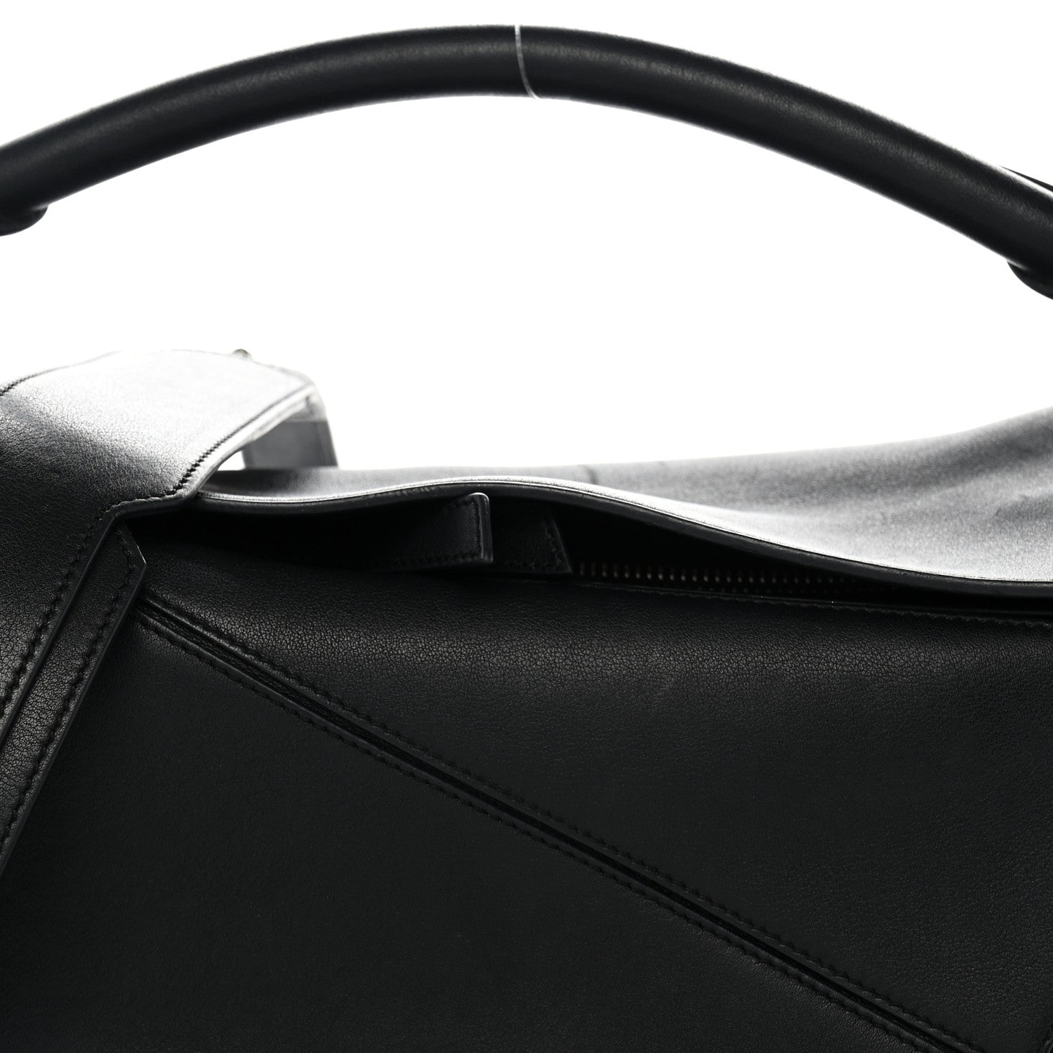 Loewe Calfskin Medium Puzzle Bag Black 7 of 12