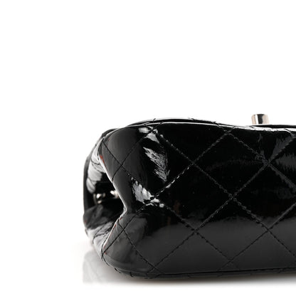 Chanel Patent Calfskin Quilted Mini Square Flap Black 9 of 10