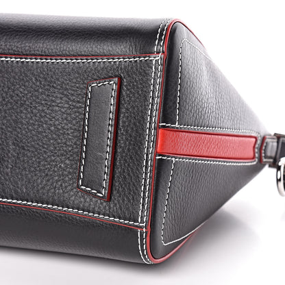 Givenchy Calfskin Contrast Stitched Small Antigona Black 12 of 13