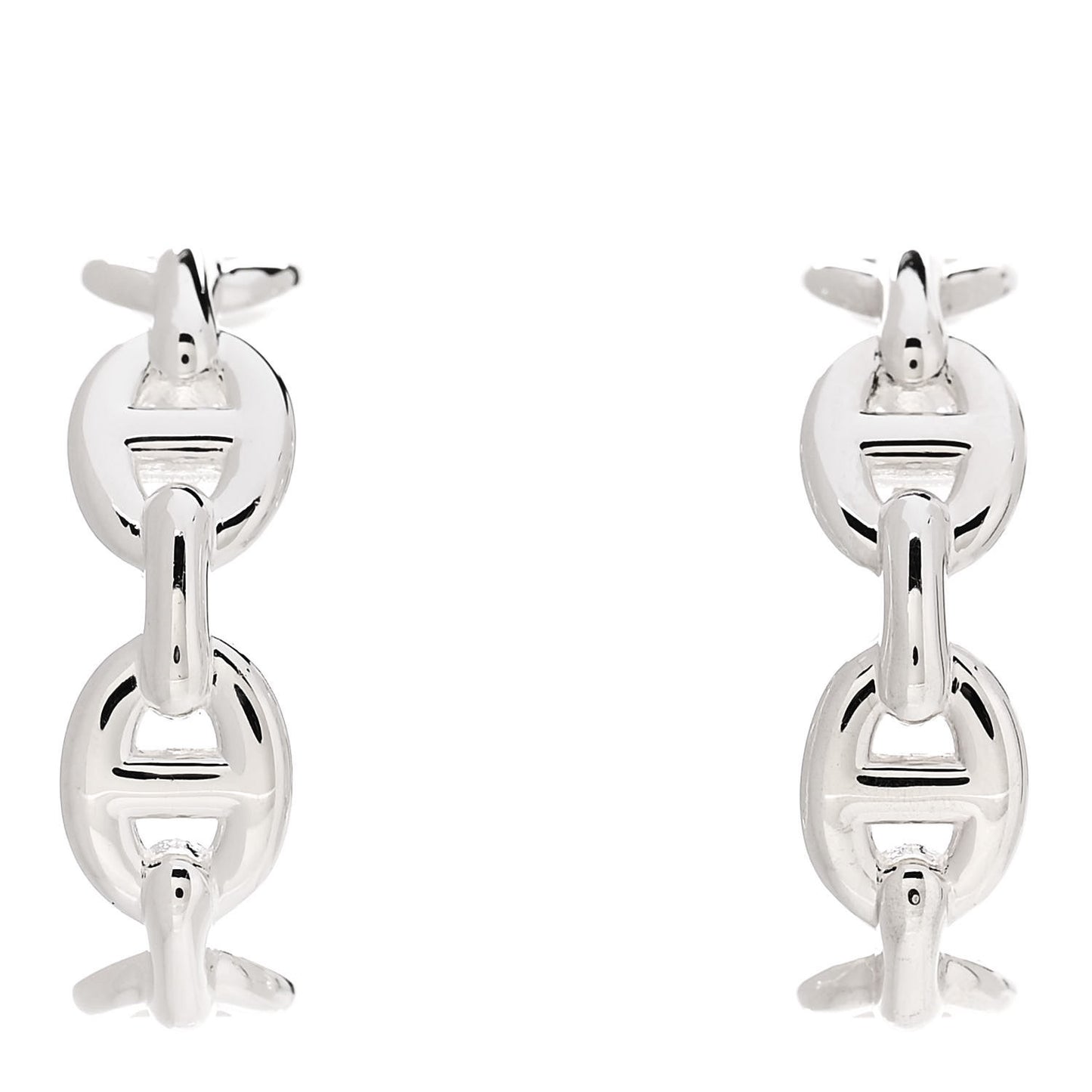 Sterling Silver Chaine D'Ancre Enchainee Climber Earrings