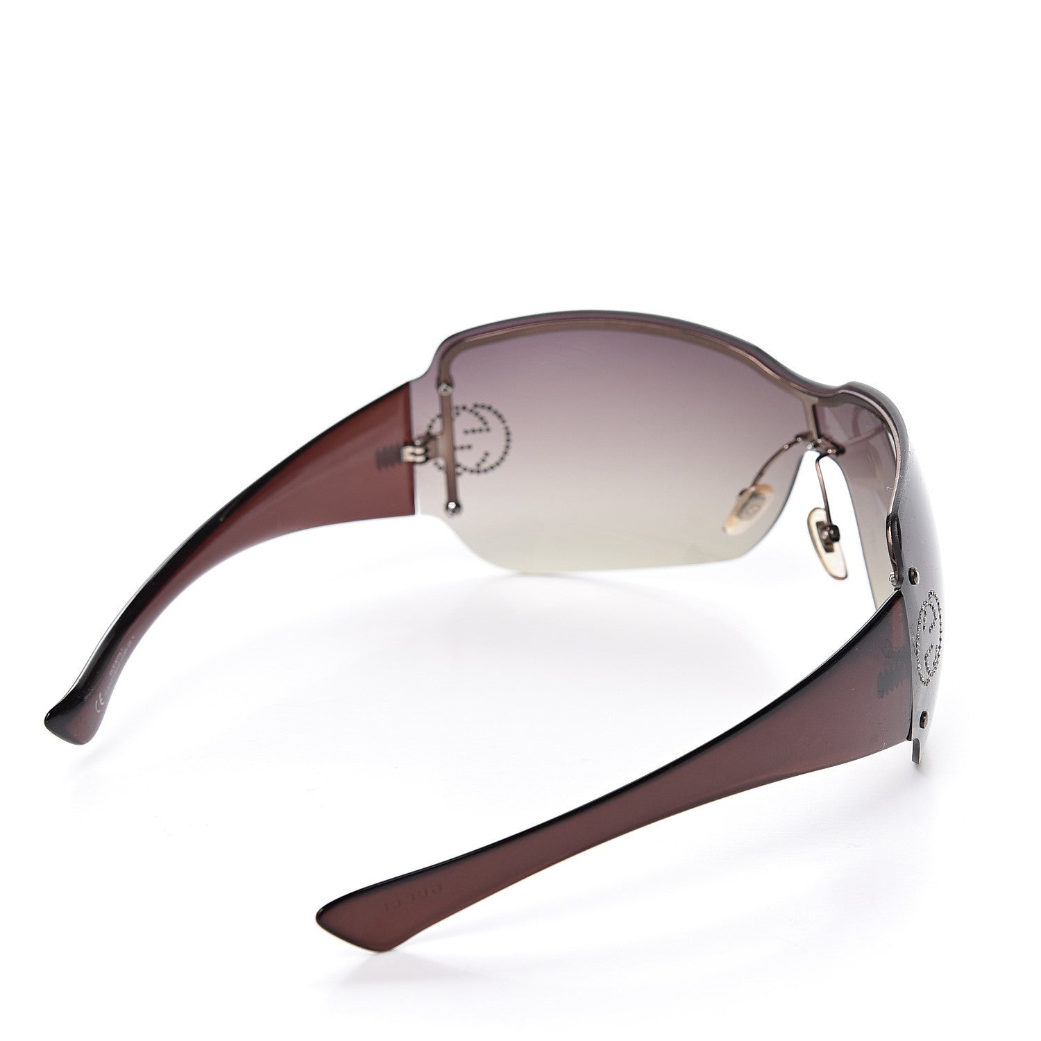 Gucci Crystal GG Sunglasses 1825/S Brown 4 of 7