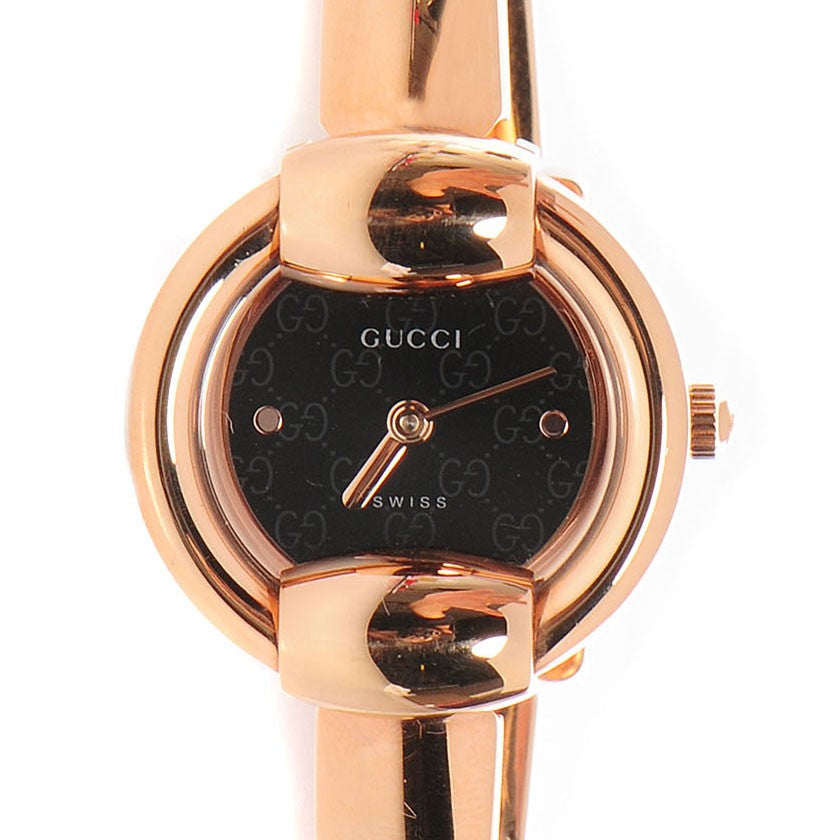 Gucci Stainless Steel 25mm 1400L Quartz Watch Black 1 of 6