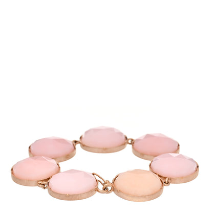Irene Neuwirth 18K Rose Gold Pink Opal Large Classic Link Bracelet 2 of 3