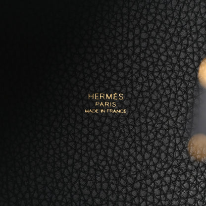 Hermes Taurillon Clemence Picotin Lock 18 PM Black 6 of 10