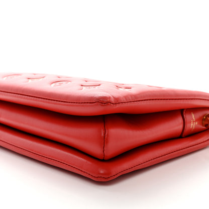 Louis Vuitton Lambskin Embossed Monogram Coussin PM Coquelicot Red 9 of 9