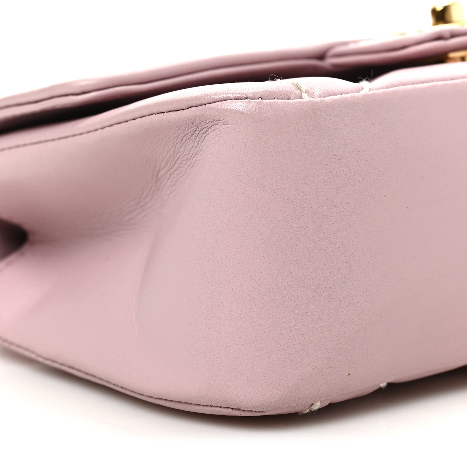 Chanel Calfskin Quilted Wild Stitch Mini Flap Light Purple 8 of 10