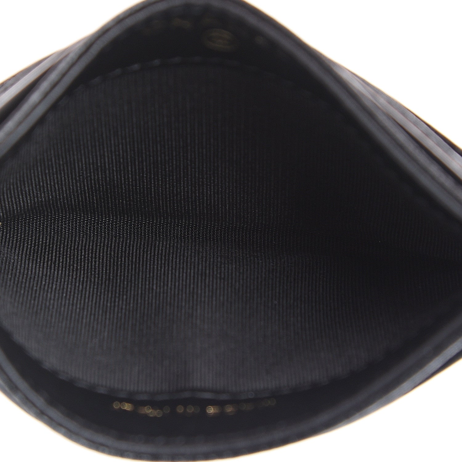 Chanel Caviar Camellia Embossed Card Holder Black 4 of 8