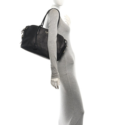 Prada Buffalo Large Signet Tote Bag Black 2 of 11