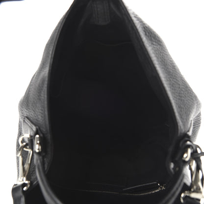 Burberry Calfskin Studded Medium Susanna Hobo Black 5 of 9