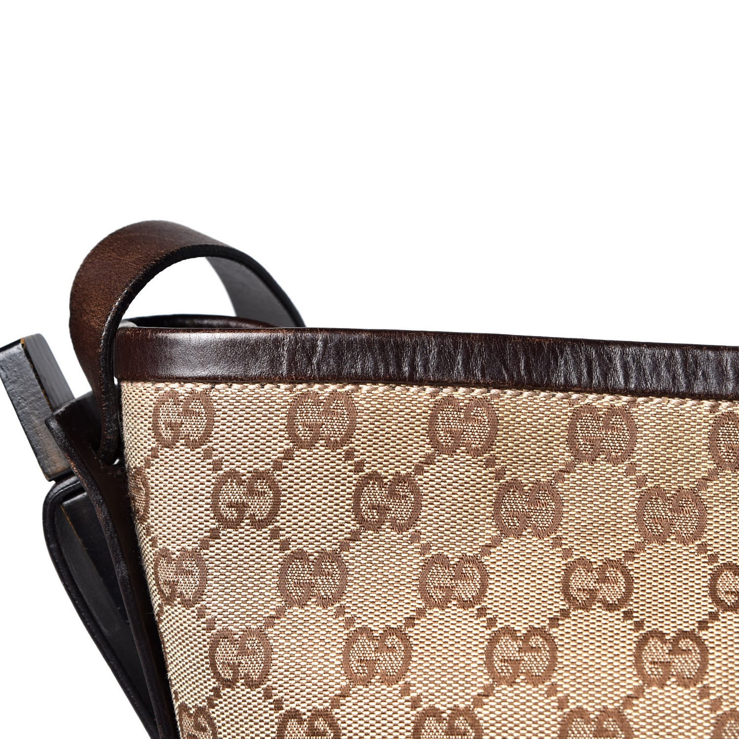 Monogram Bucket Messenger Dark Brown