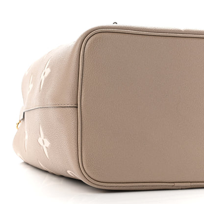 Louis Vuitton Empreinte Monogram Giant Neonoe MM Tourterelle Creme 9 of 10