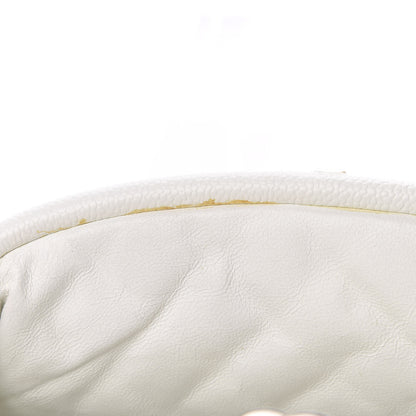 Chanel Caviar Quilted Timeless Clutch White 8 of 10
