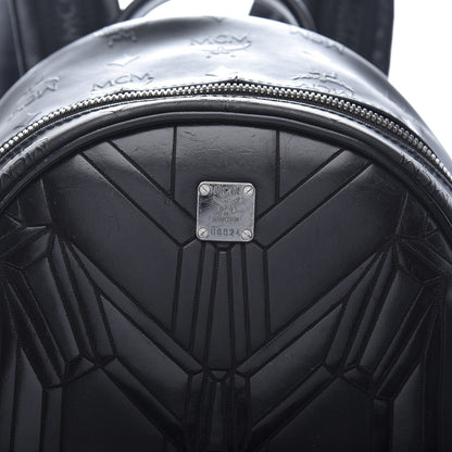 MCM Calfskin Small Bionic Backpack Black 10 of 10