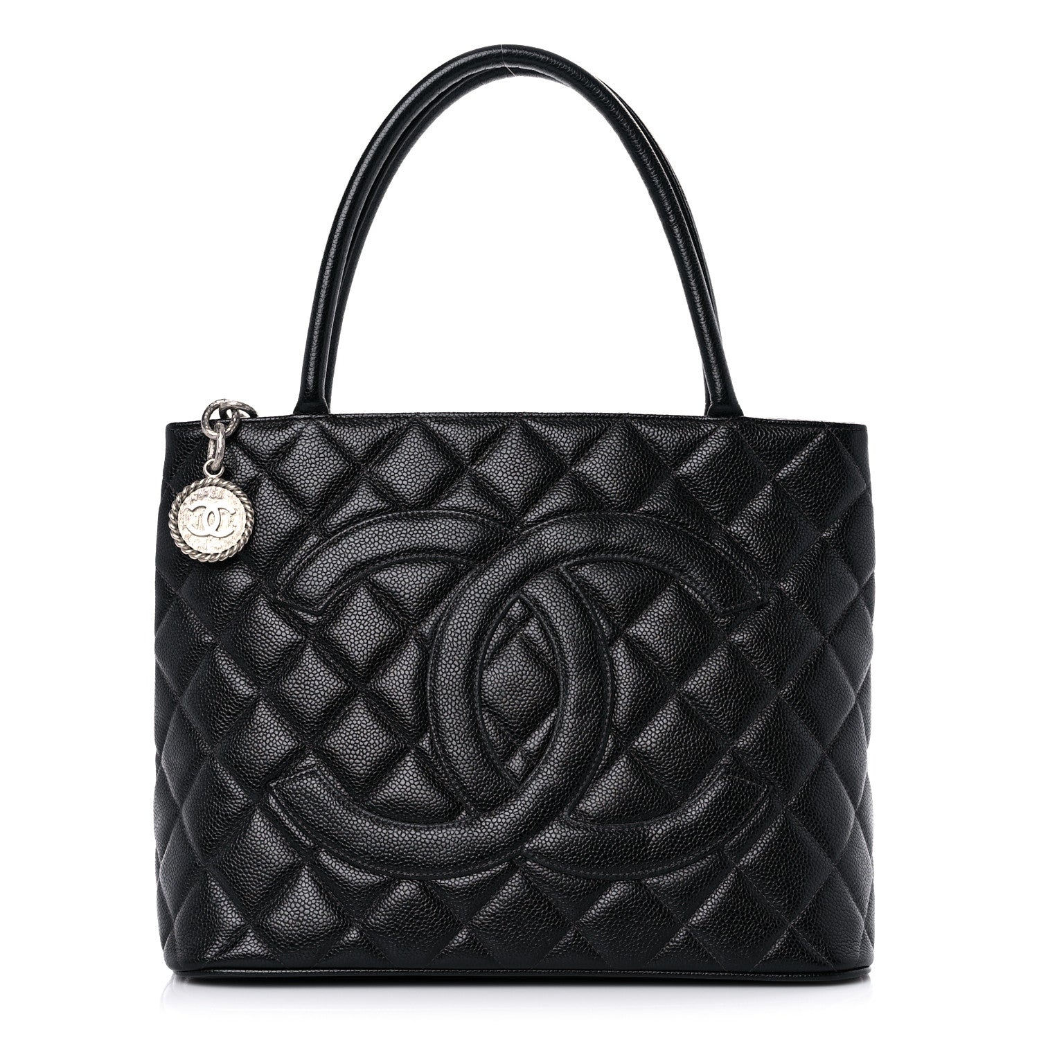 Chanel Caviar Quilted Medallion Tote Black 1 of 19