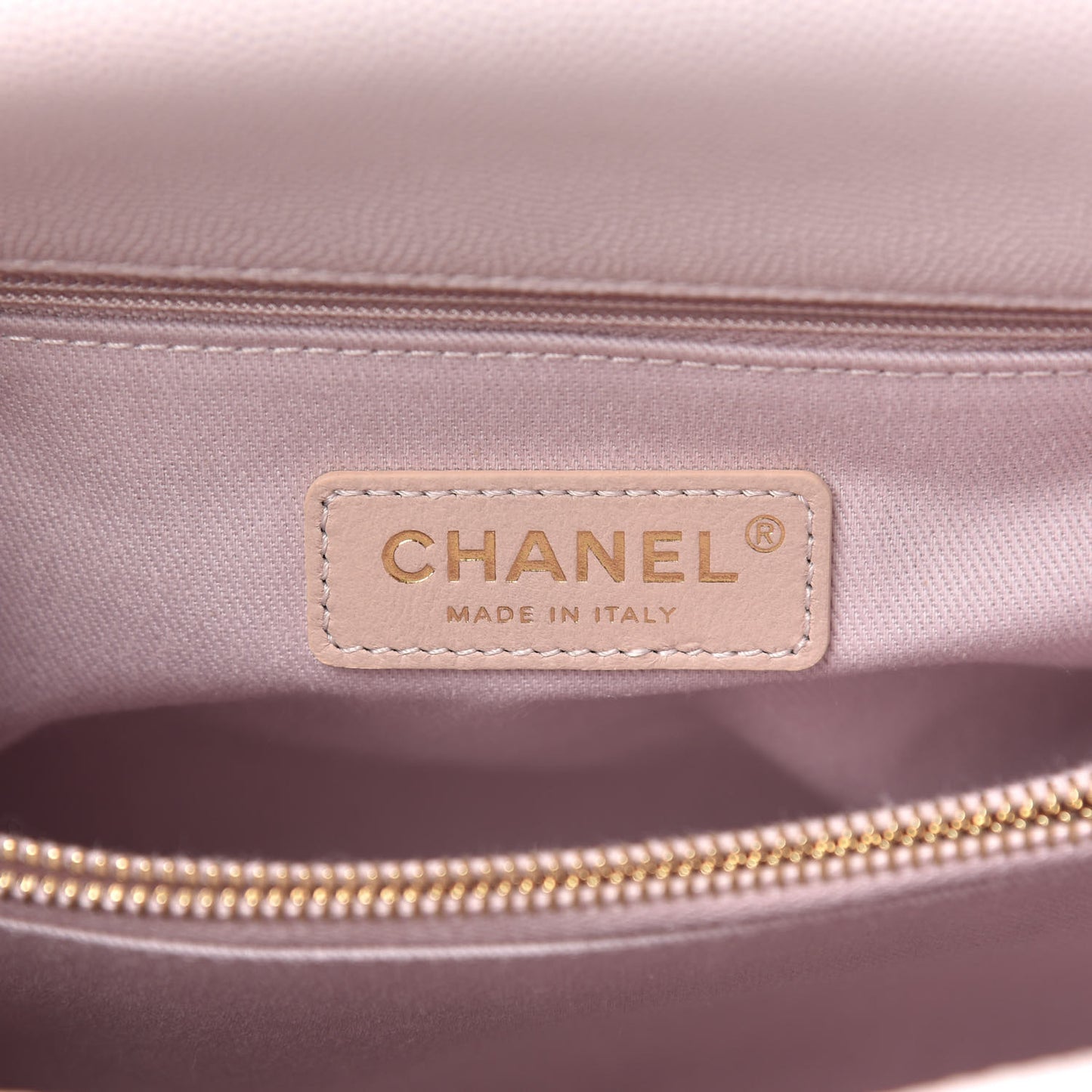 Caviar Quilted Small Coco Handle Flap Lilas Lilac