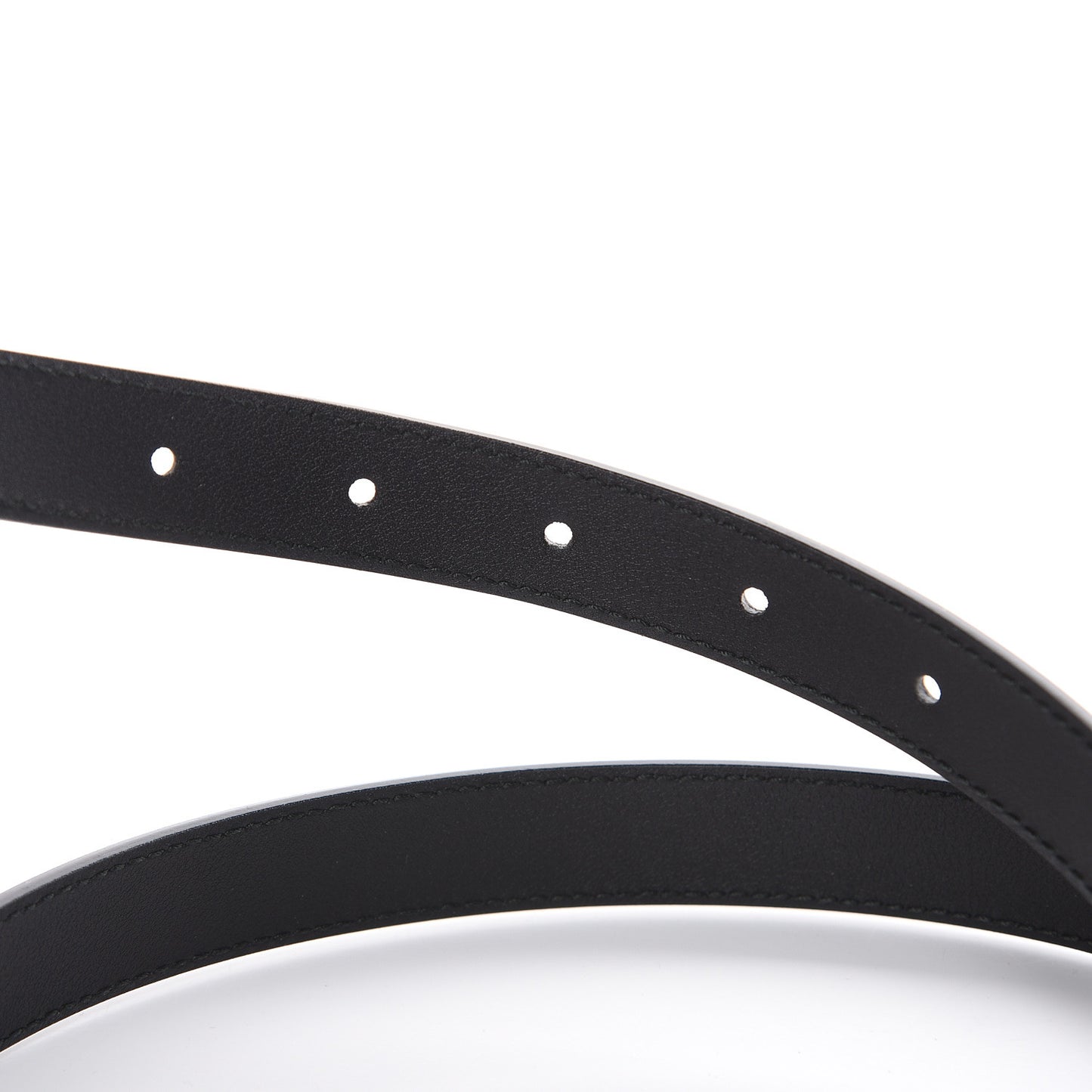 Calfskin Double G 20mm Belt 75 30 Black
